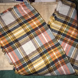 Plaid Blanket Scarf